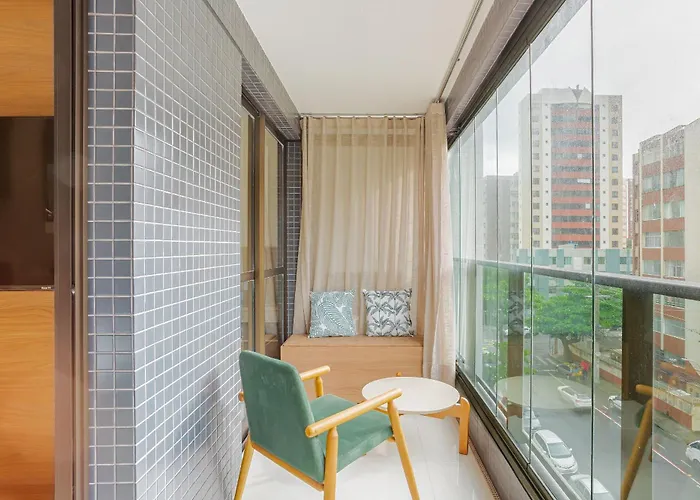Pb04 Aconchegante Apt 1 Suite 350M Da Praia Da Pituba - Pituba